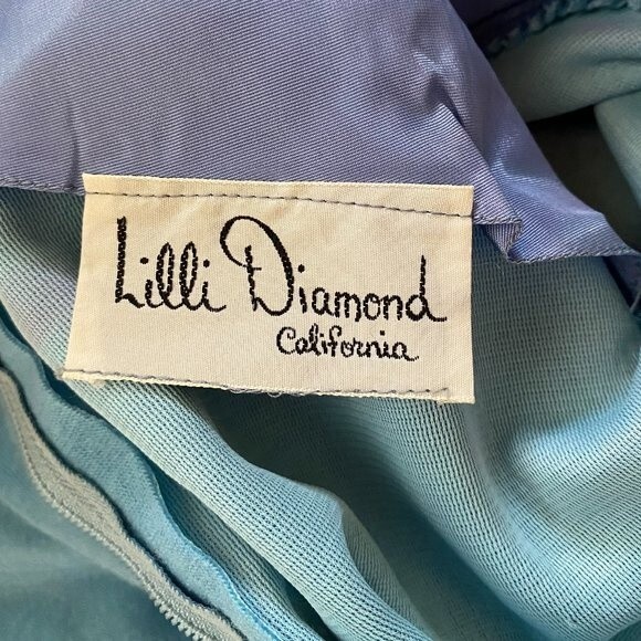 Vintage Lilli Diamond California Boho Sequin Long Sleeve Women Dress - Picture 14 of 15